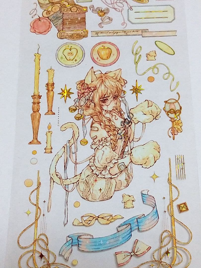 ✩のこり１✩J1105＃玩具小姐(贝壳金)说出愿望切り売り海外人物マステ女の子