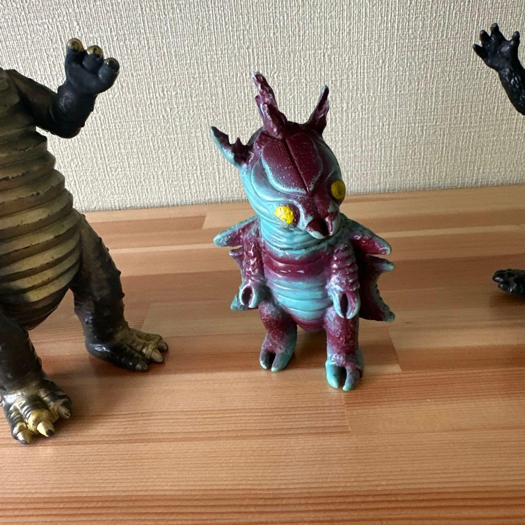 昭和レトロ　当時物　怪獣フィギュア 3体セット