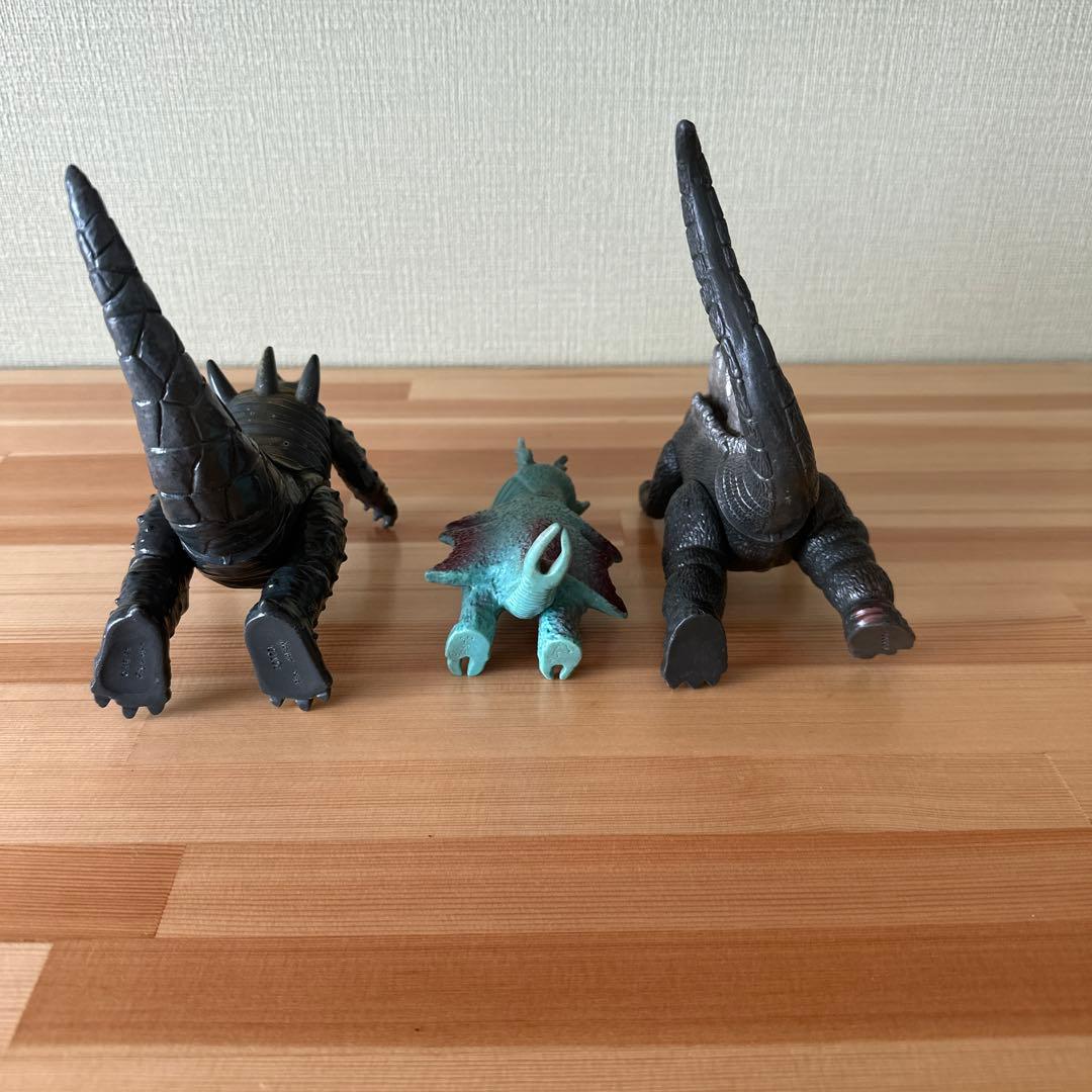 昭和レトロ　当時物　怪獣フィギュア 3体セット