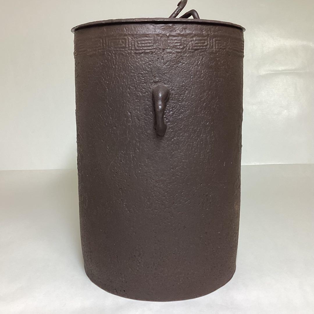 雲龍釜 釜師 畠春斉 木箱入 茶道具 古物品