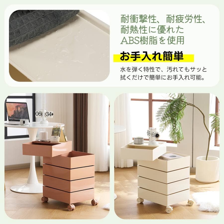 訳あり部品デスクワゴン サイドワゴン 収納 キャビネット 1326-170