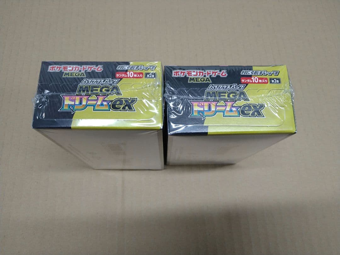 シュリンク付き　ポケモンカード　メガドリームex　２BOXセット