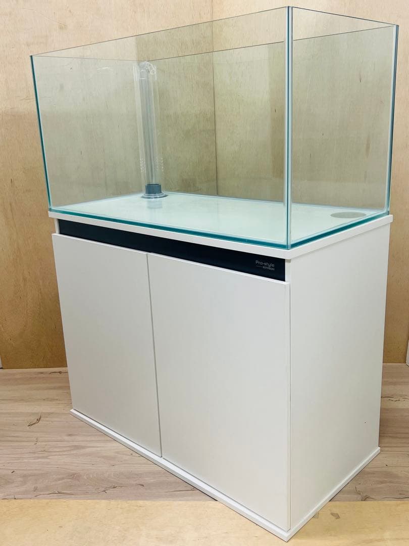 90cmサイズ　900×450×450オーバーフロー水槽セット　クリア＆ホワイト