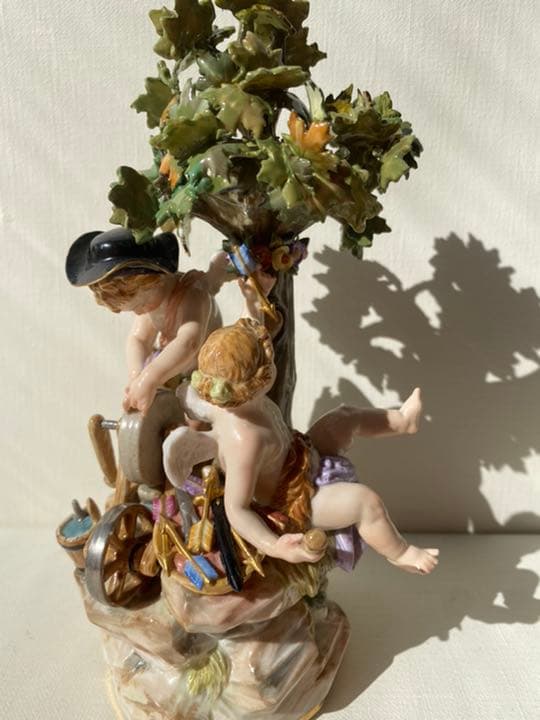 超貴重マイセンMeissen フィギュリン　矢を研ぐ天使たち