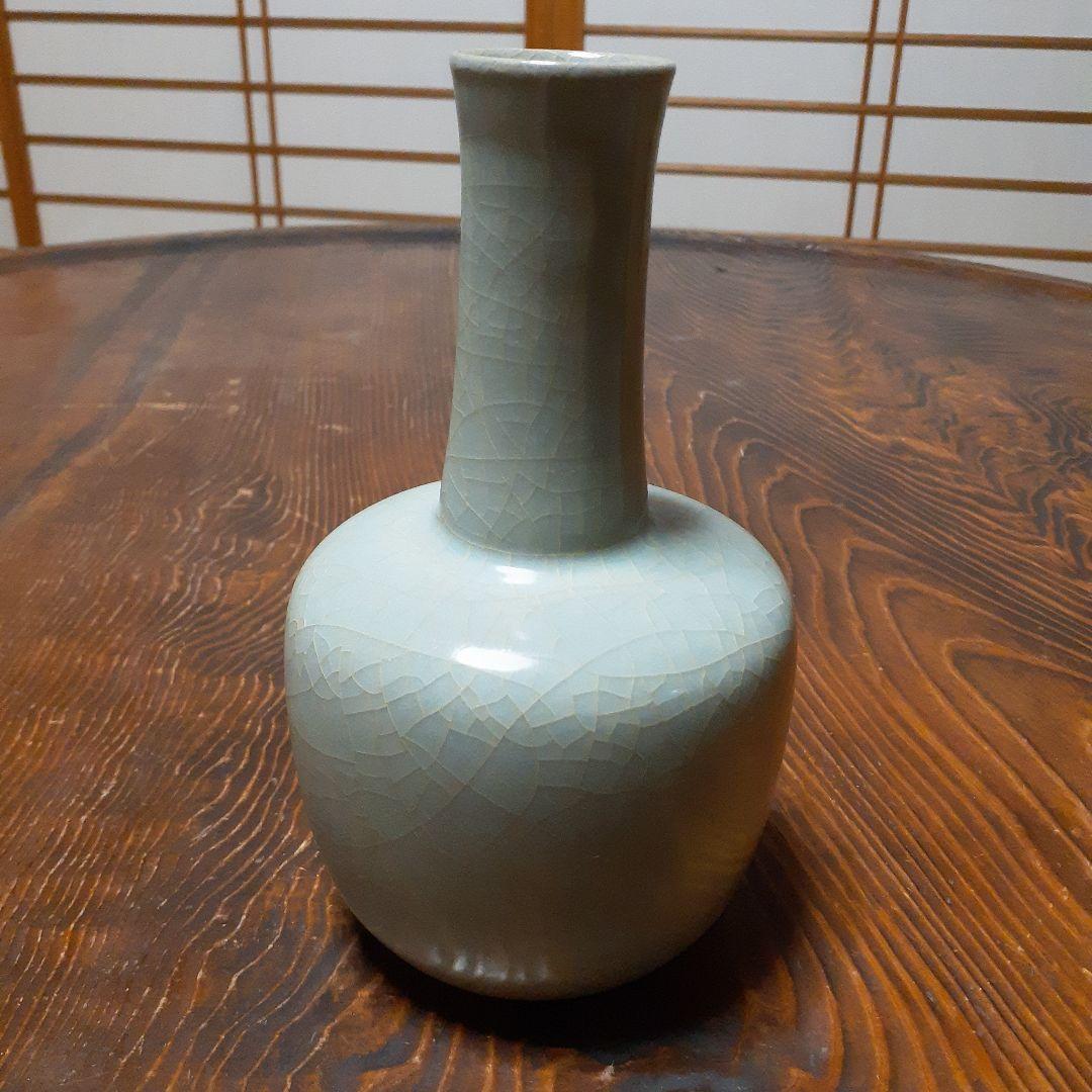 南宋龍泉窯砧青磁小花瓶