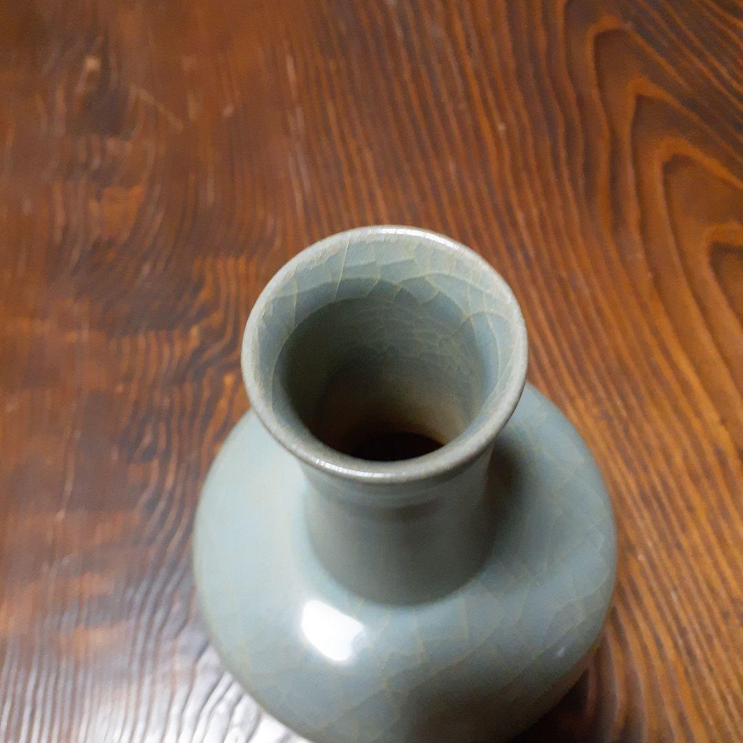 南宋龍泉窯砧青磁小花瓶