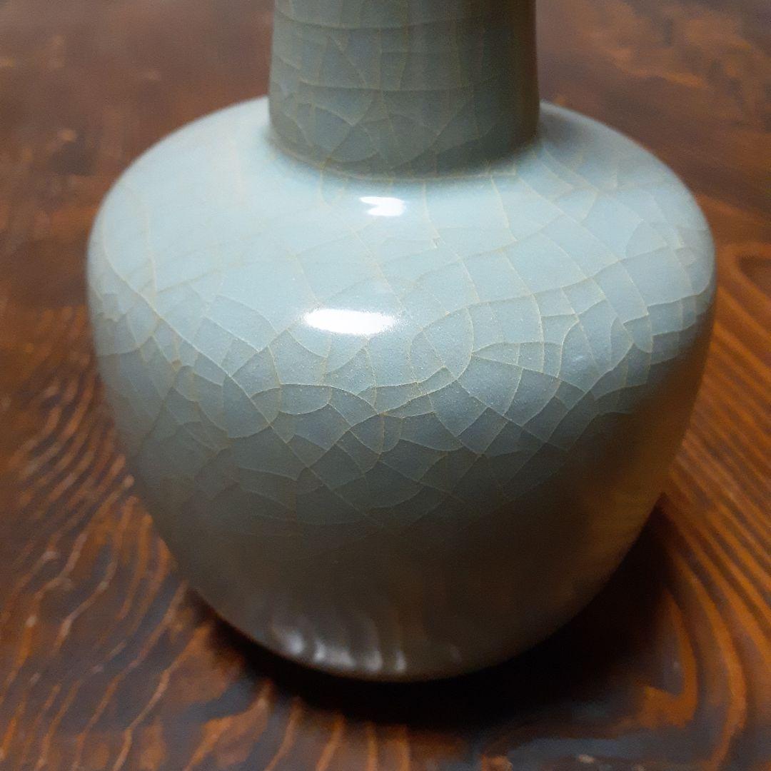 南宋龍泉窯砧青磁小花瓶