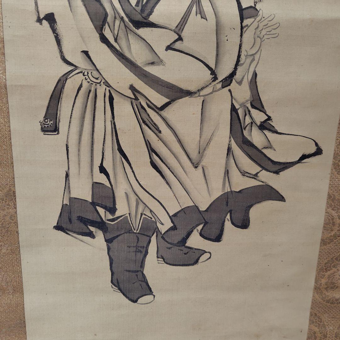 鍾馗の絵柄 掛軸