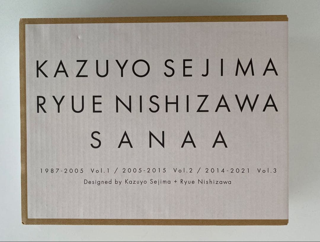 SANAA(KAZUYO SEJIMA RYUE NISHIZAWA)3巻セット