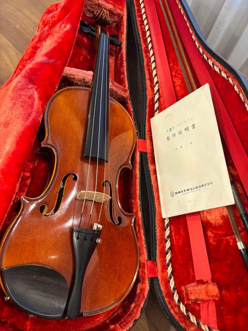 鈴木バイオリン 4/4 912号 特製第3号 1970年製 ヴィンテージ