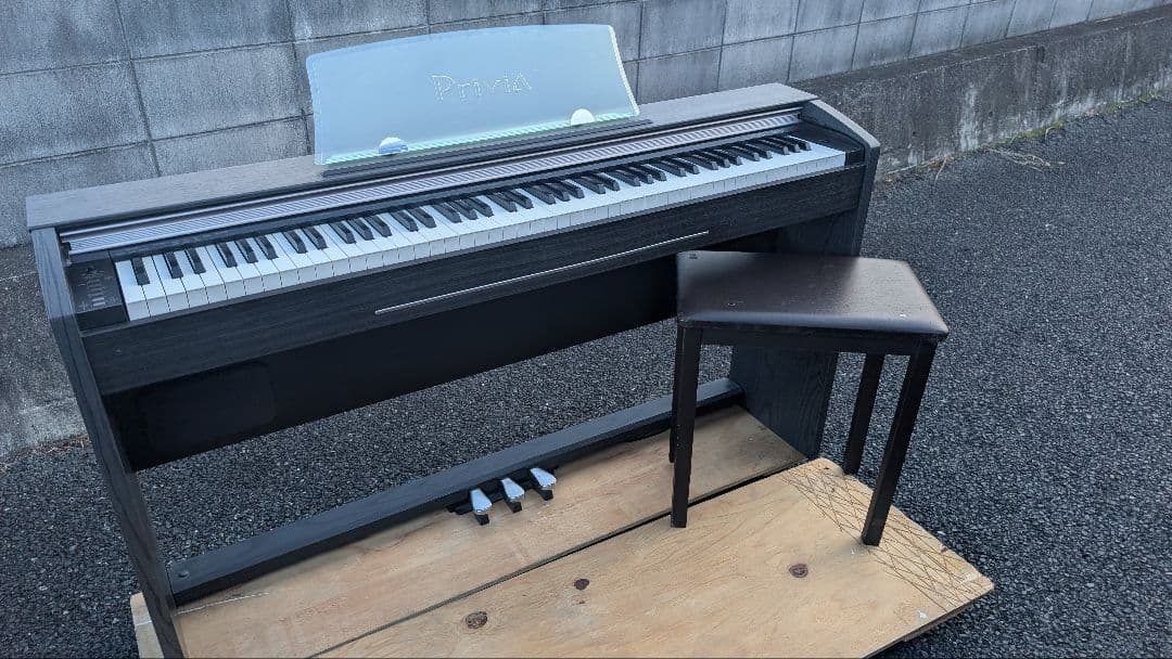送料込み CASIO 電子ピアノ privia PX-720 07年製 ★激美品