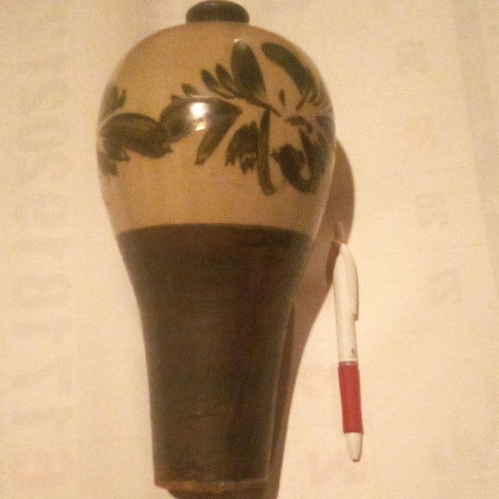 中国陶磁器　磁州窯　絵徳利