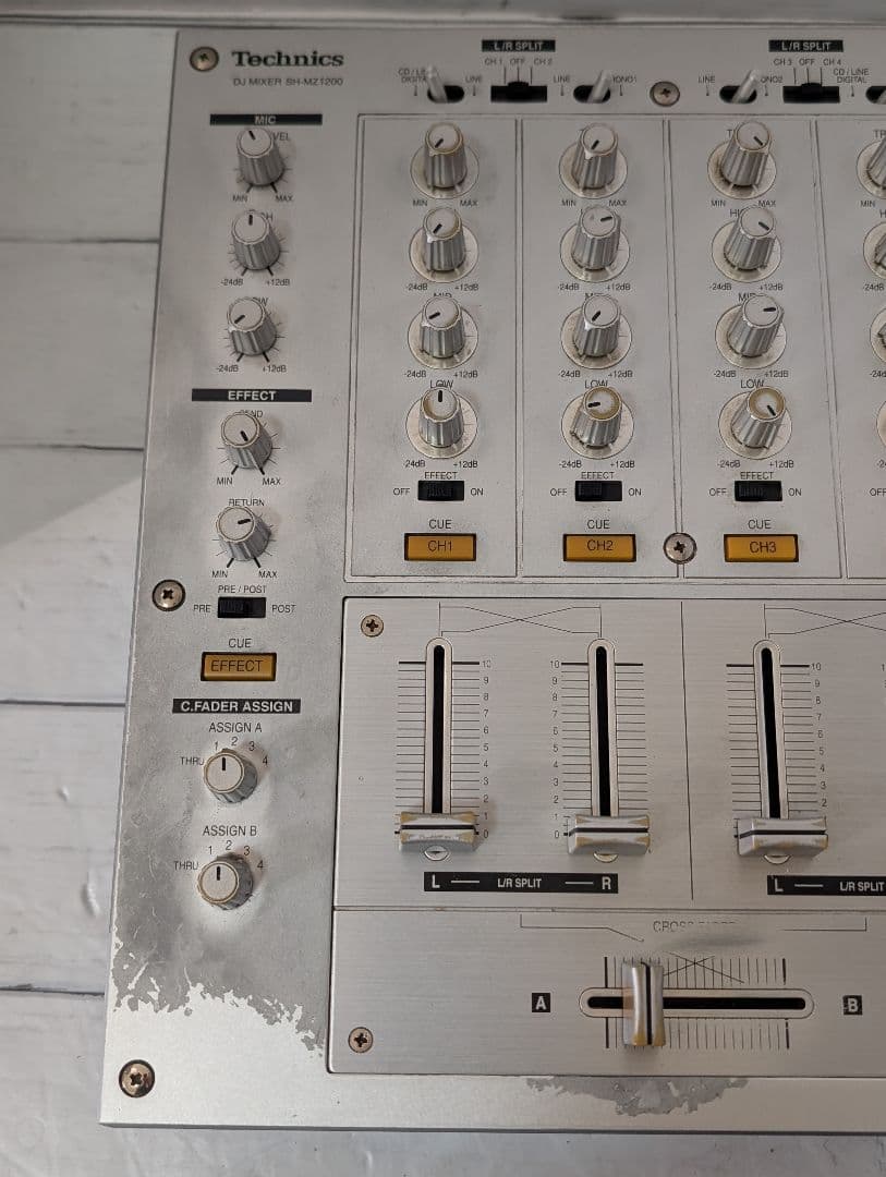 Technics　SH-MZ1200　DJミキサー　4ch　動作確認済み