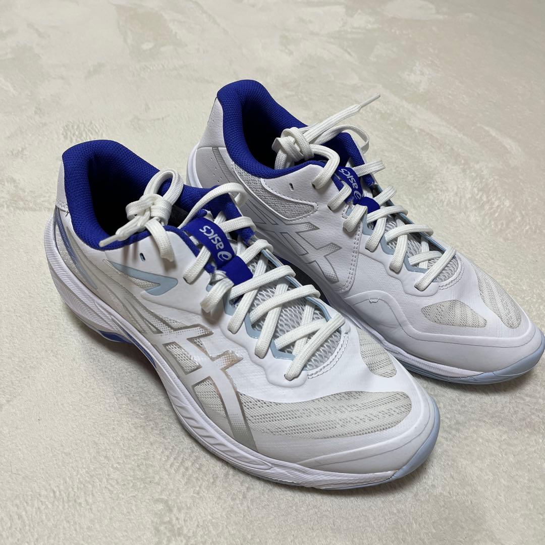 asics バレーボールシューズ ホワイト/ブルー