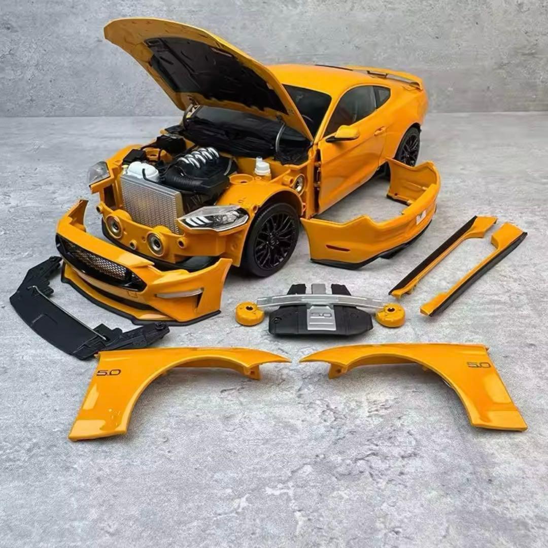 1:18 マスタング GT ワイドボディ改造キット シミュレーション合金車モデル