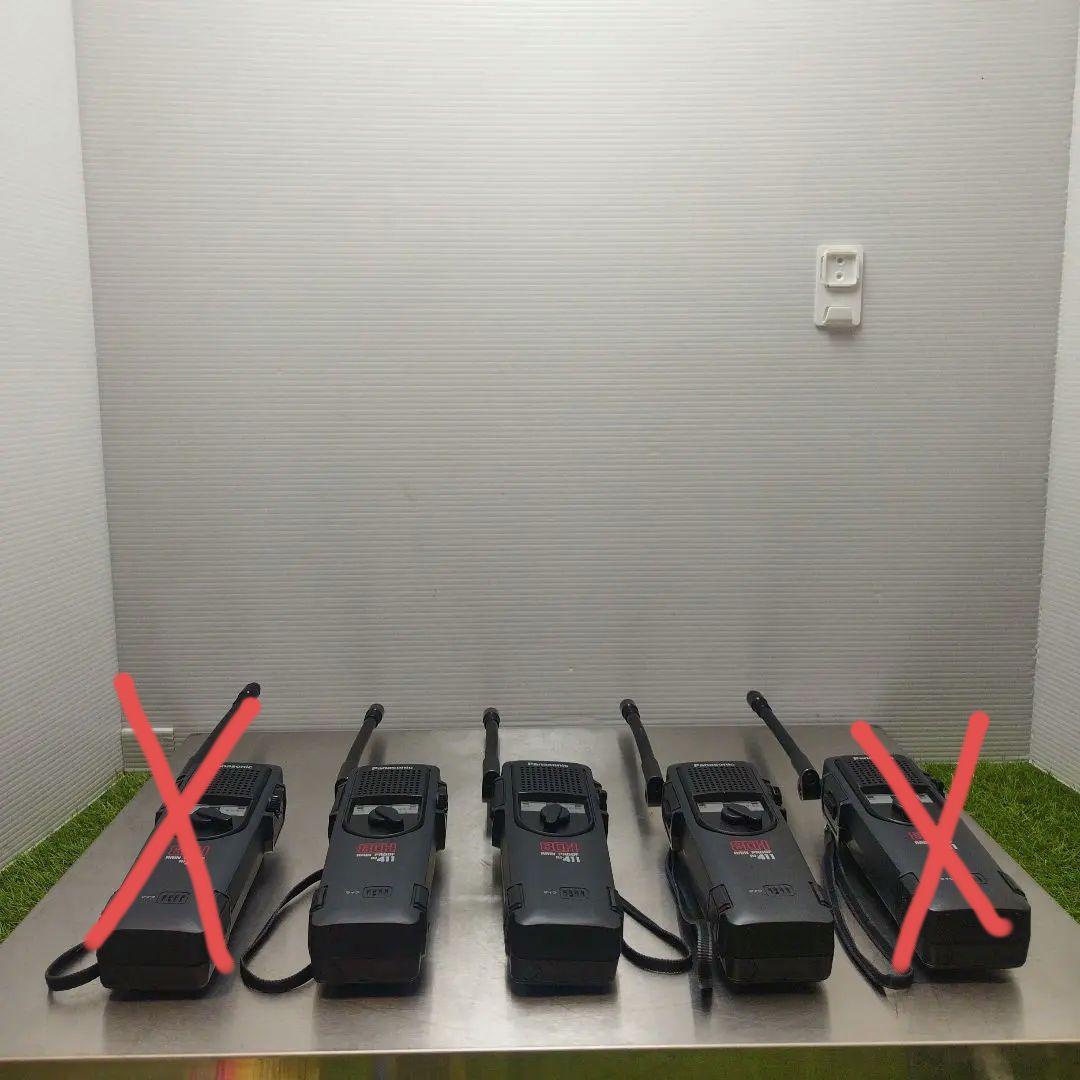 市民ラジオ トランシーバー パナソニック RJ -411A 3台セット
