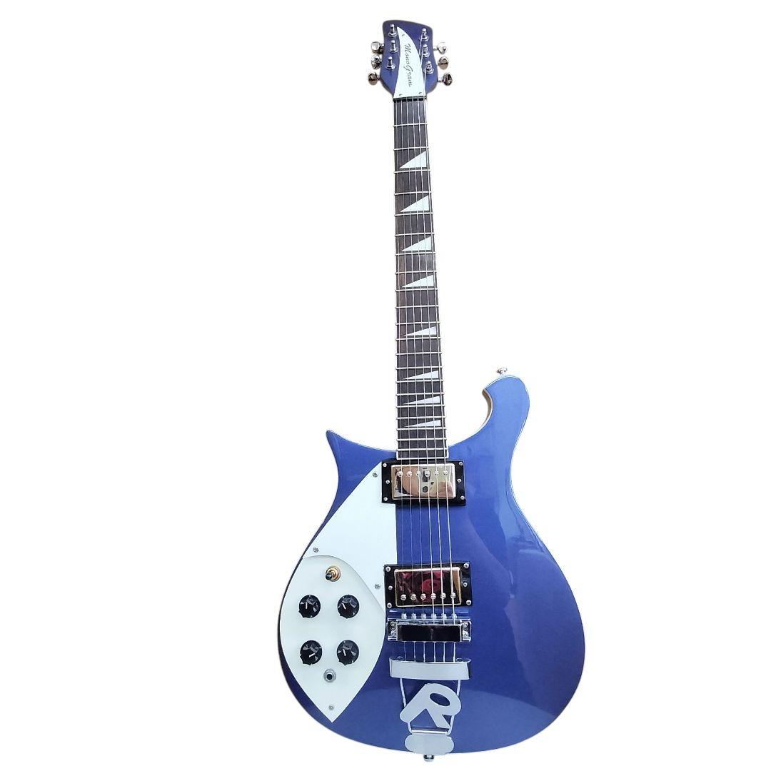 希少レフティ　Rickenbackerスタイル エレキギター 青