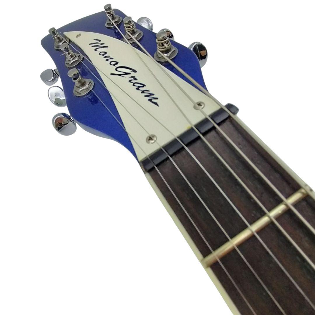 希少レフティ　Rickenbackerスタイル エレキギター 青