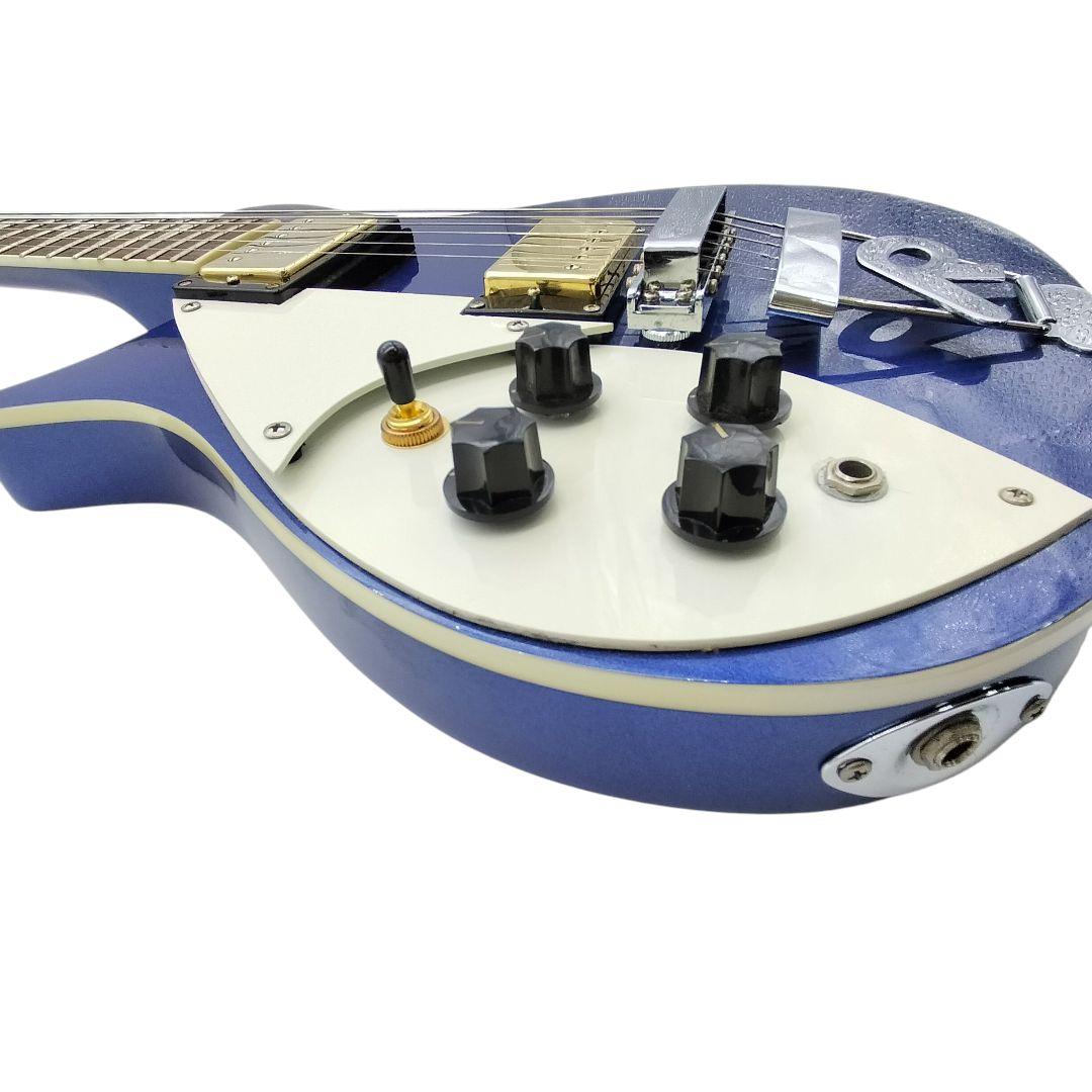 希少レフティ　Rickenbackerスタイル エレキギター 青