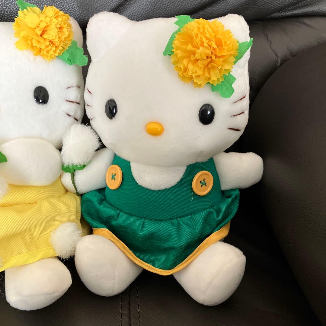 ハローキティ　ぬいぐるみ　たんぽぽ　セット