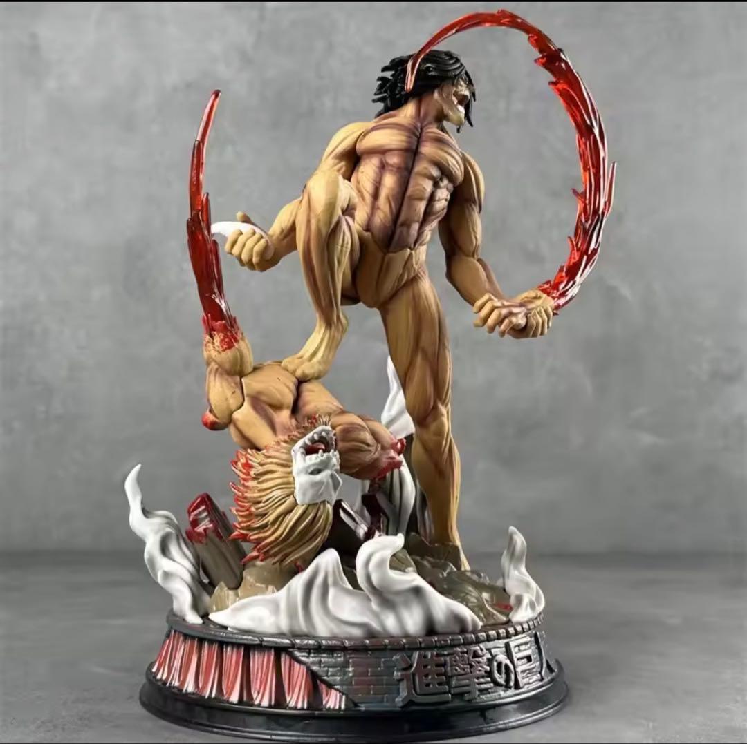 進撃の巨人　エレン　フィギュア　ガレージキット　29cm