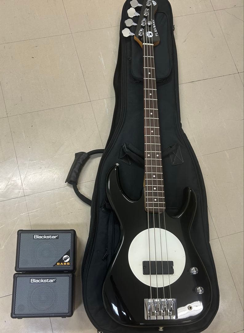\"最終値下げ\" FLEABASS MODEL BLACK ミニアンプ付き