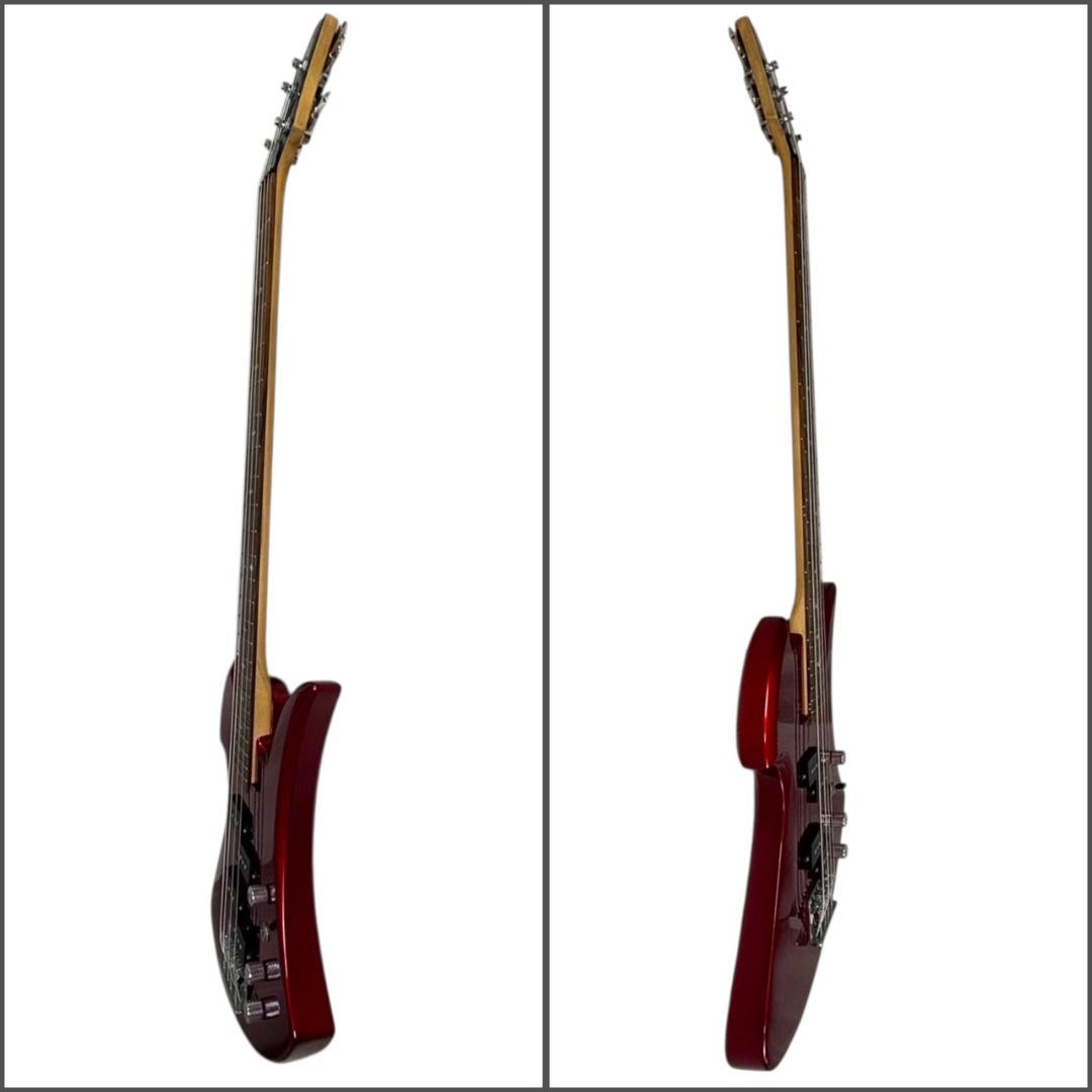 【美品】 B.C.Rich モッキンバード　エレキベース　メタリックレッド
