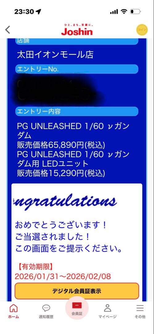 PG UNLEASHED RX-93 LEDありジョーシン31日購入