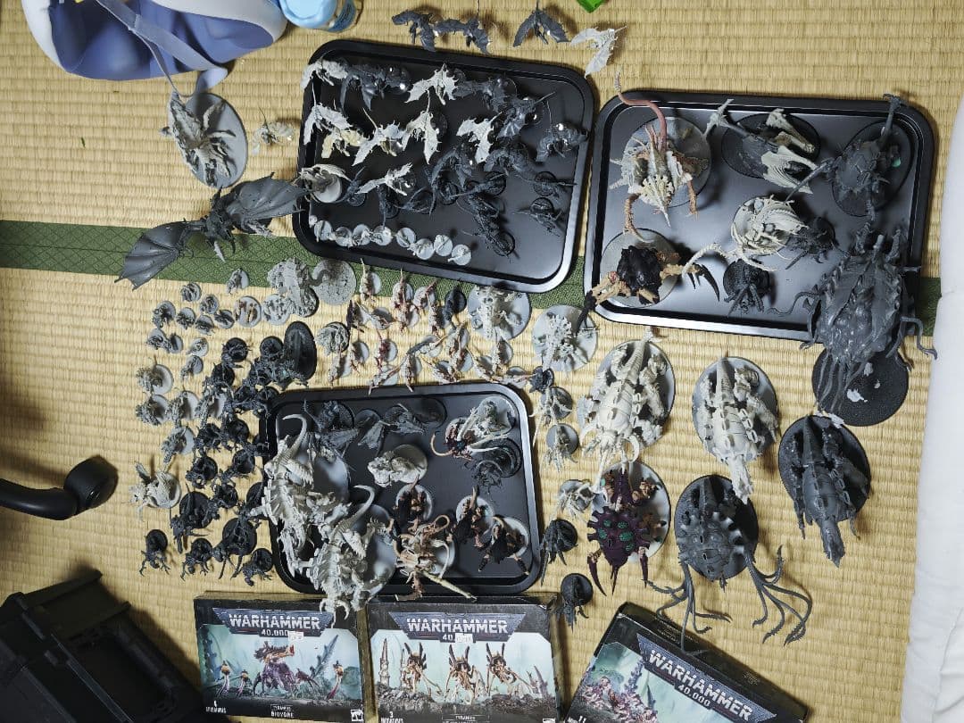 Warhammer 40,000 ティラニッドセット　塗料　ケース