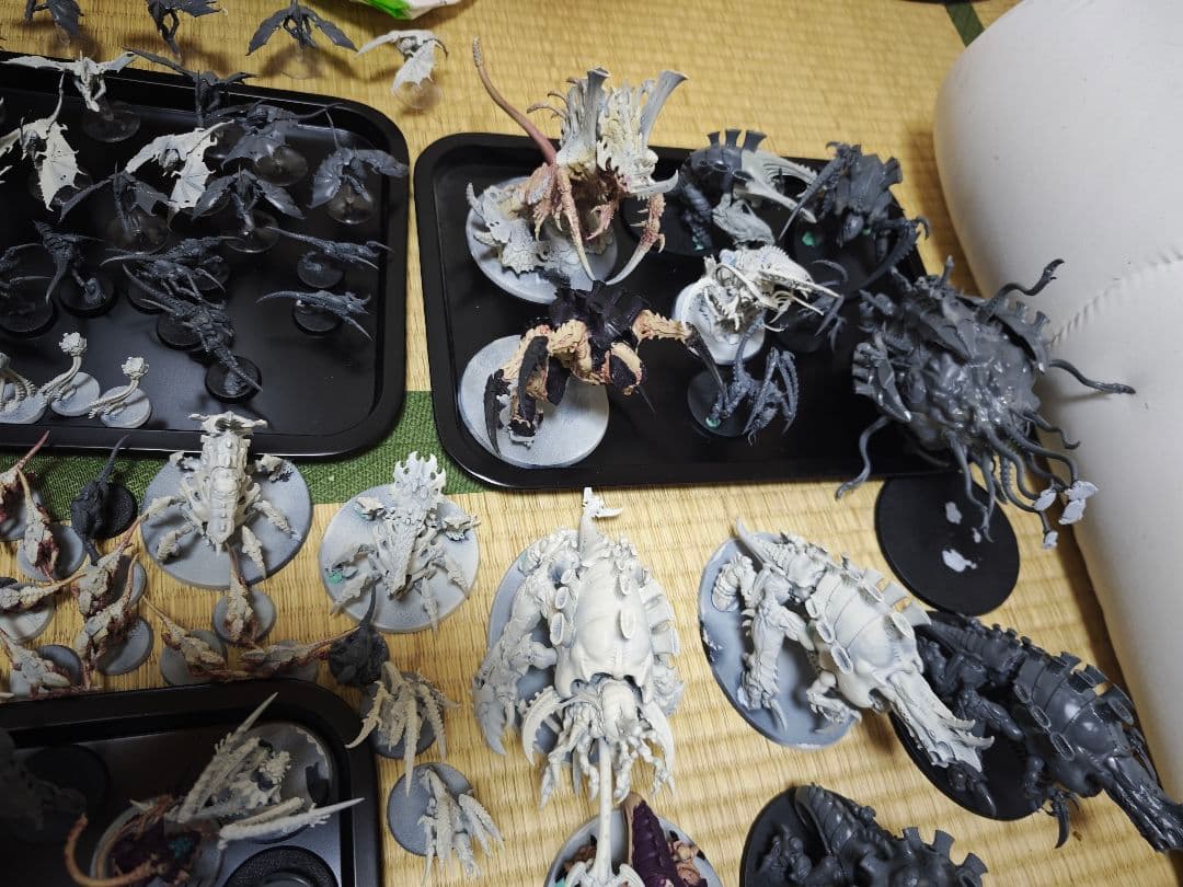 Warhammer 40,000 ティラニッドセット　塗料　ケース