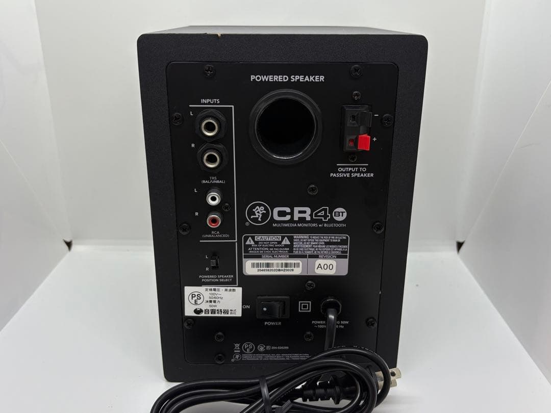 希少 Mackie CR4BTアクティブスピーカー 動作品 本体 マッキー