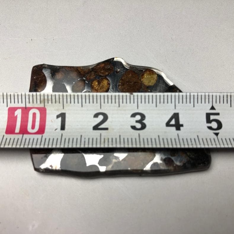 ち*わ様 パラサイト隕石 隕石　石鉄隕石　セリコ隕石 重さ約15ｇ 立て付き
