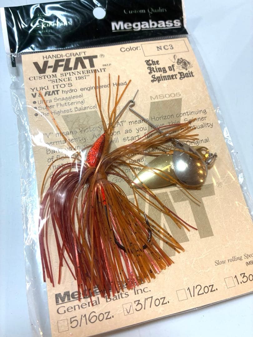 【激レア】megabass メガバス スピナーベイト、バズベイト7点セット
