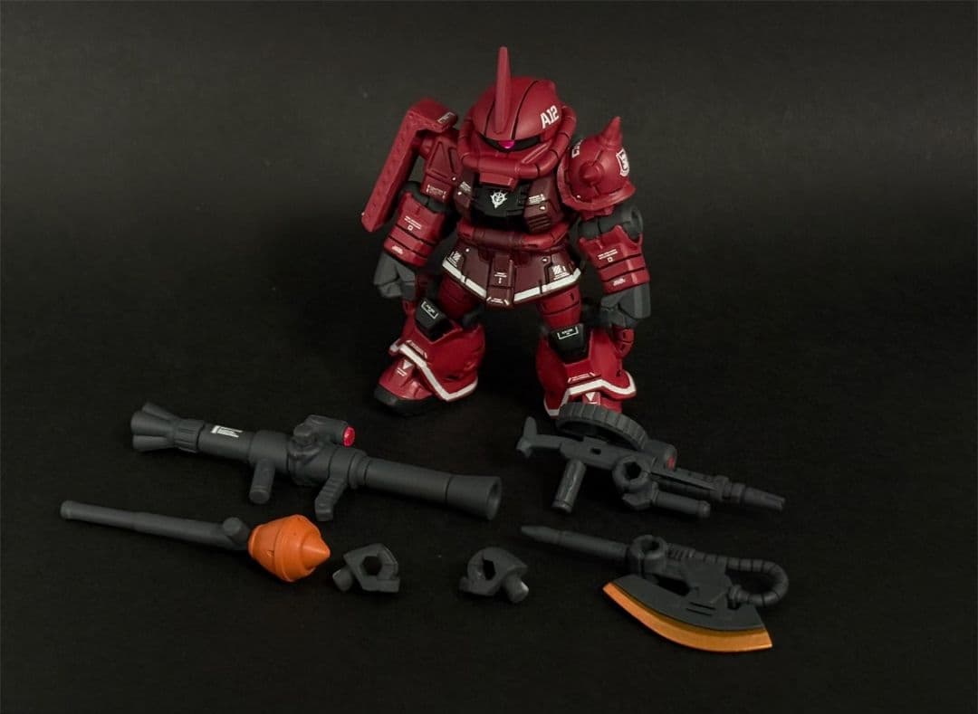 ホ*オ様 モビルスーツアンサンブル ザクII(シャア専用機) 全塗装