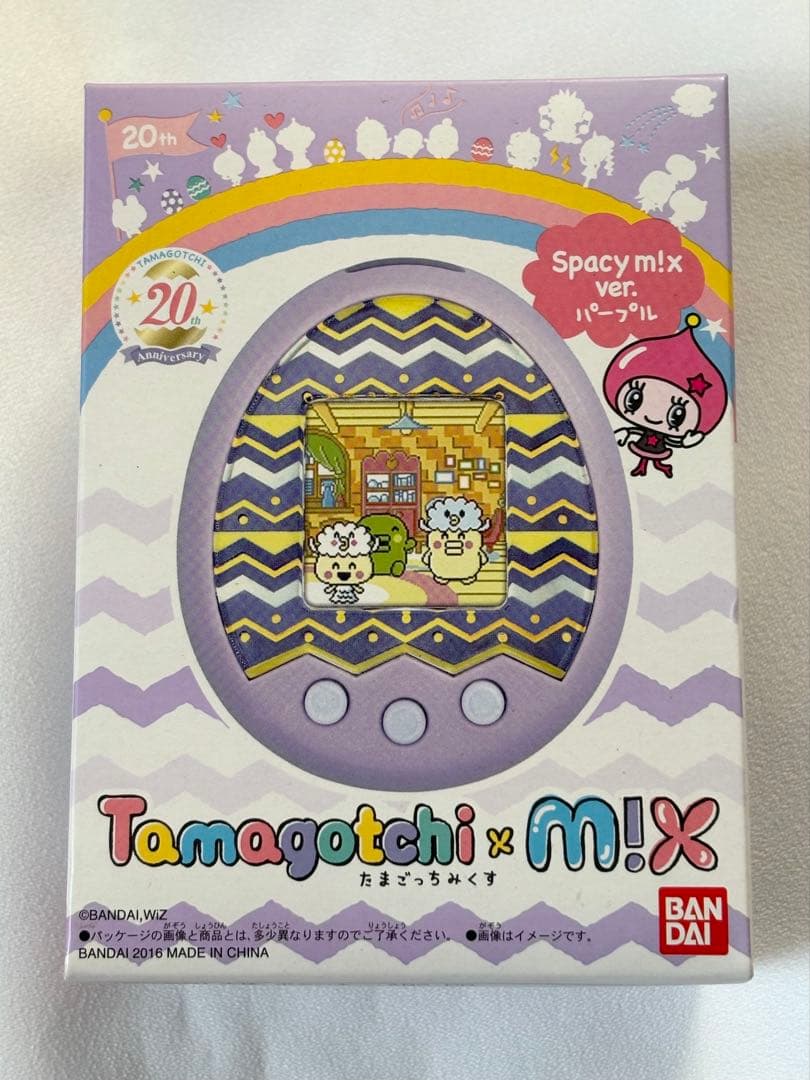 新品未開封　たまごっち　みくす m!x Spacy スペイシー　パープル