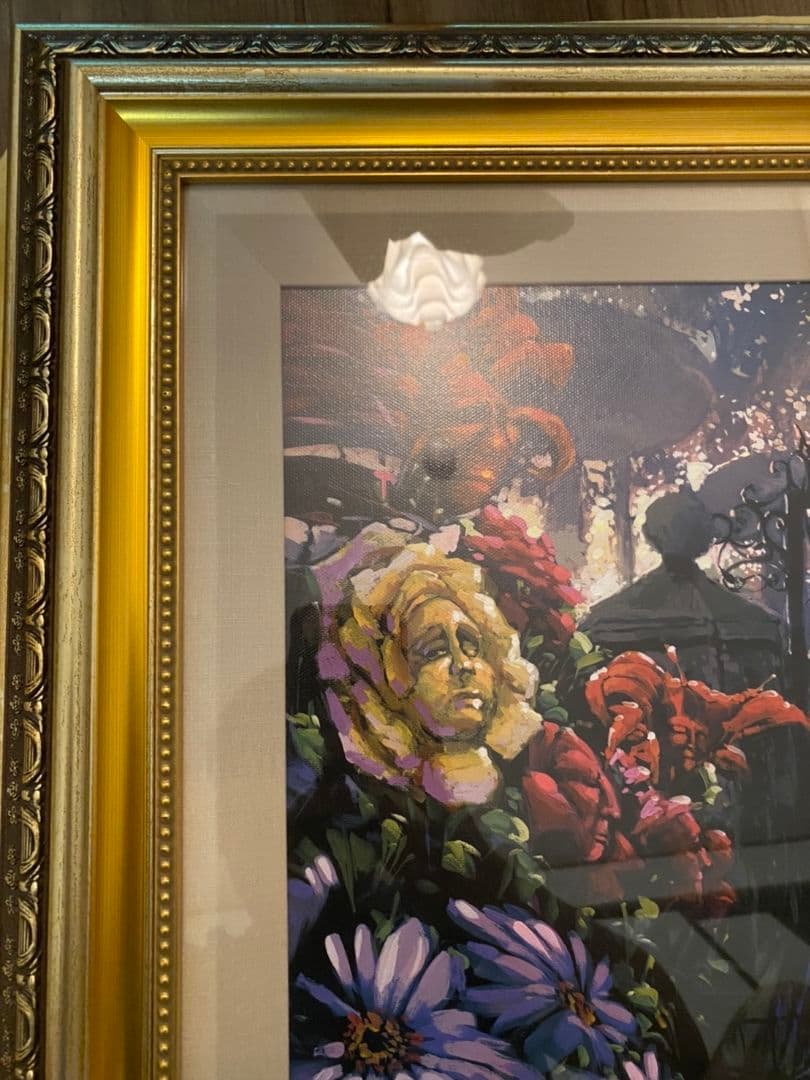 アリス　ディズニー　絵画　ロデル　ゴンザレス　アリスの不思議な庭　保証書