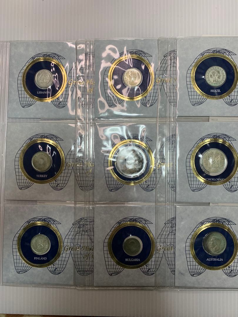 フランクリンミント　世界の偉大な歴史的銀貨50セット