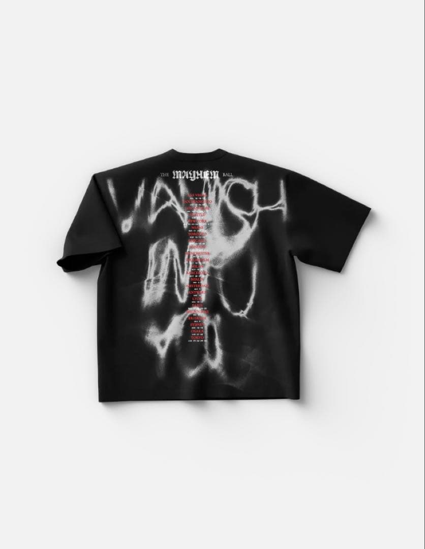 ミュージシャン Lady Gaga The MAYHEM Ball T-Shirt