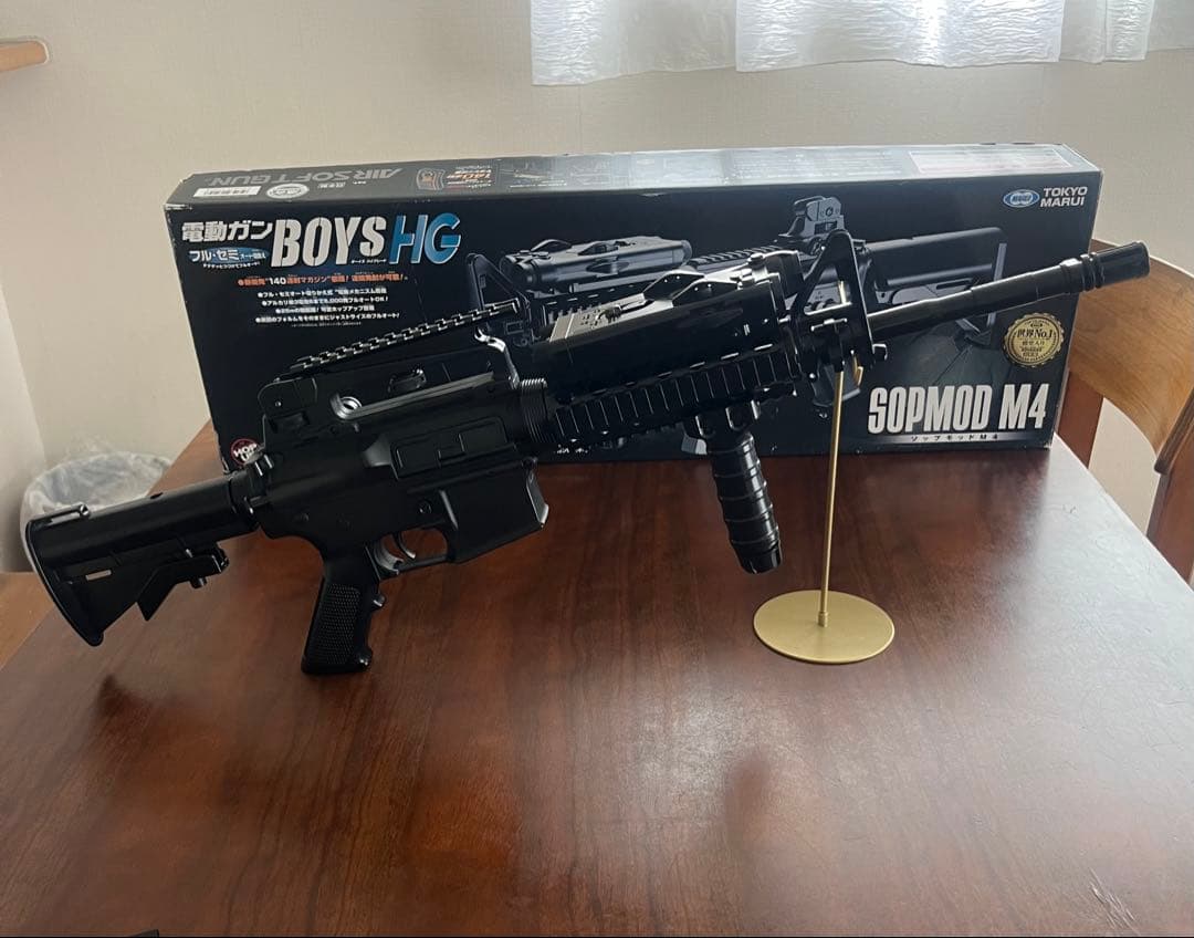 美品　マルイ カスタム品　SOPMOD M4 電動ガン　ボーイズ　リスバージョン