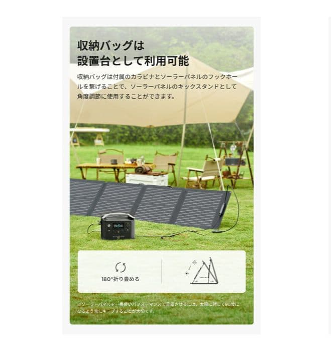EcoFlow 折りたたみ式ソーラーパネル