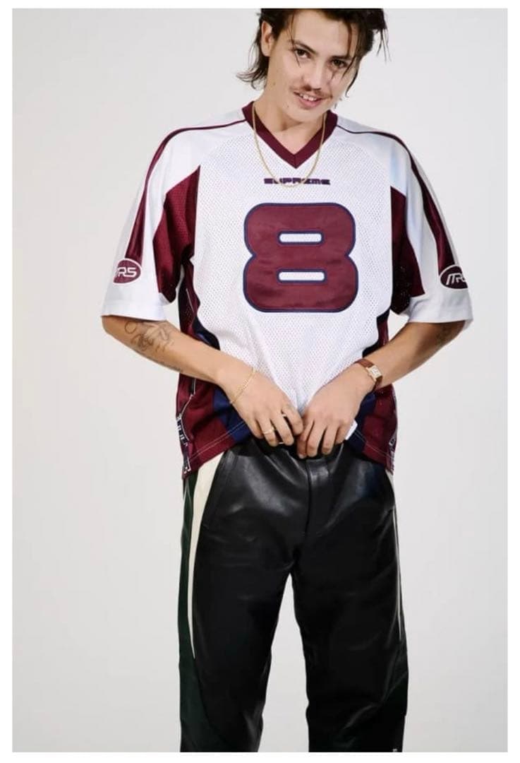 Supreme Martin Rose Football Jersey 白Ｍ