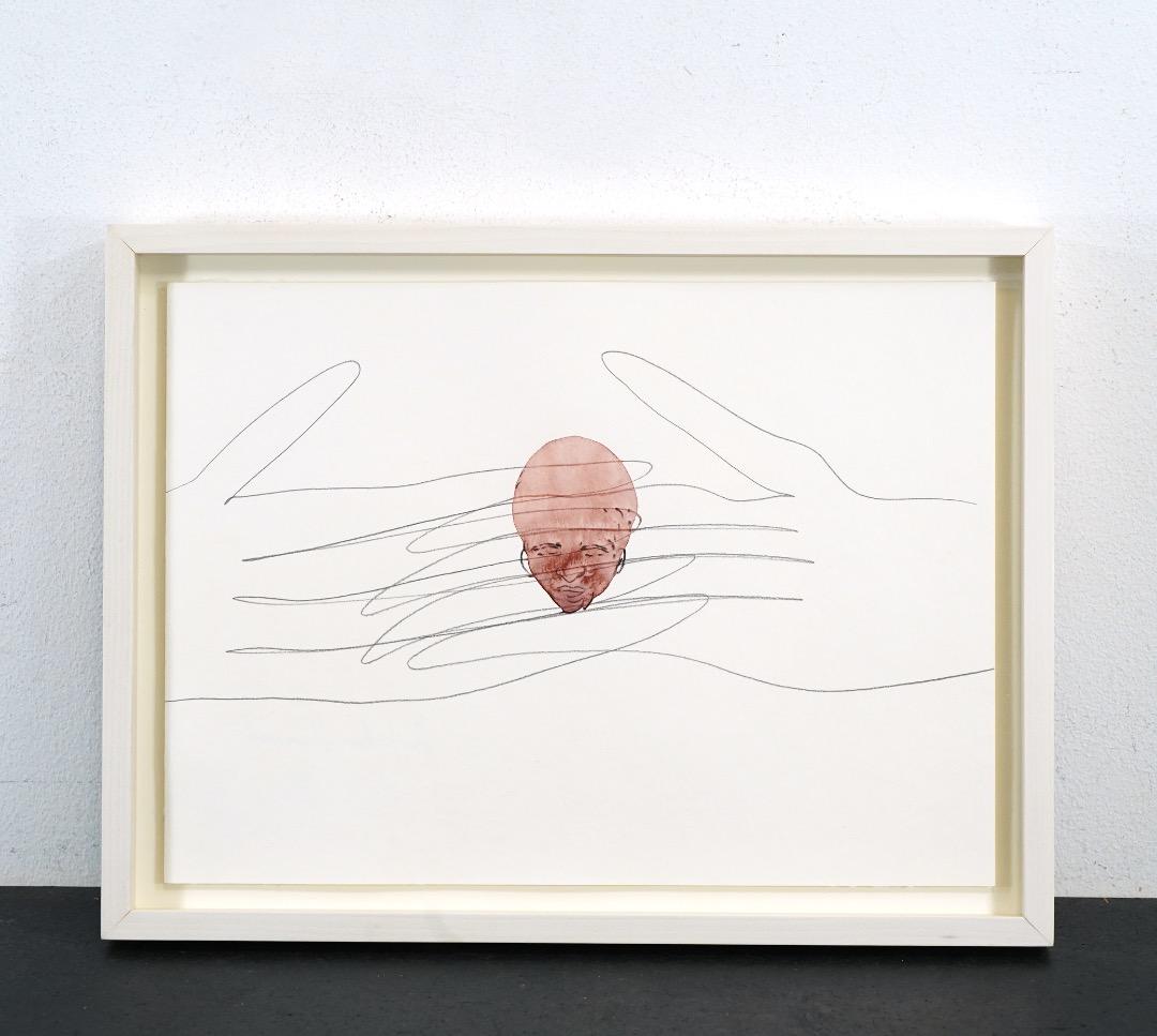 GOROさま専用　川内 理香子「hands」水彩・鉛筆　COA有