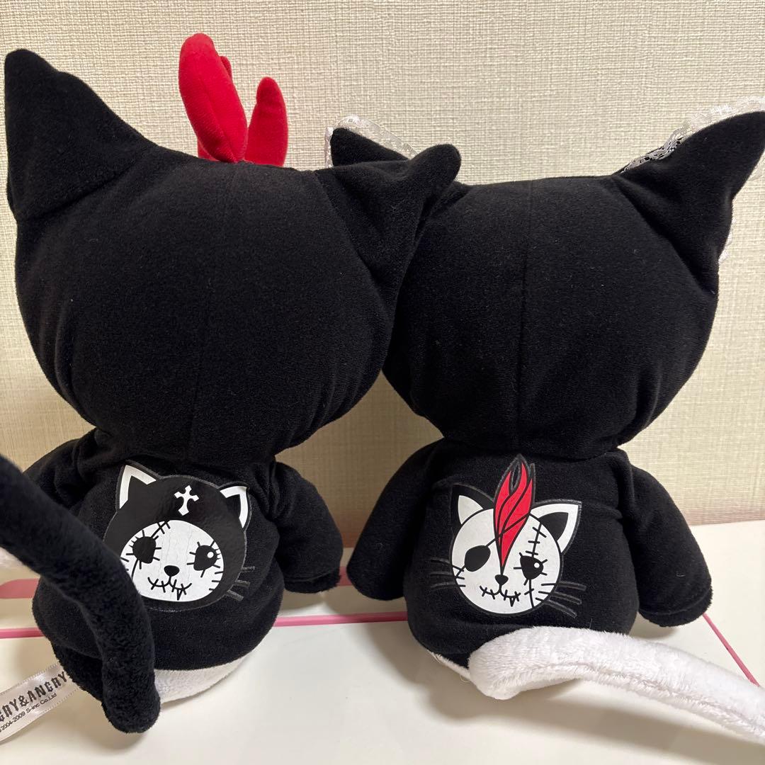 HANGRY &ANGRY ぬいぐるみ④　ハングリーアングリー　パーカー黒