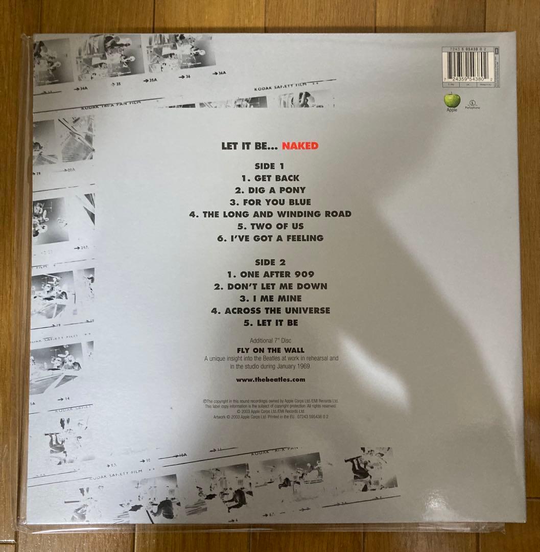 稀少EU初回誤表記Let It Be NakedビートルズBeatlesレコード