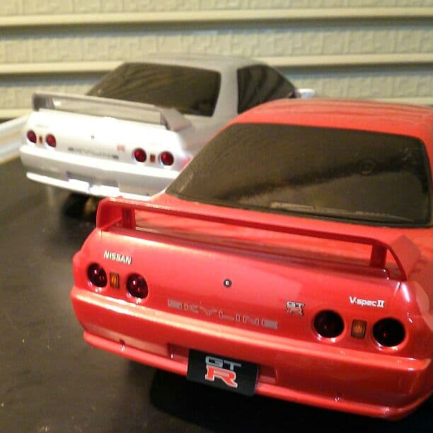 確認用 1/10 タミヤ製  skyline 32 GT-R ボディー