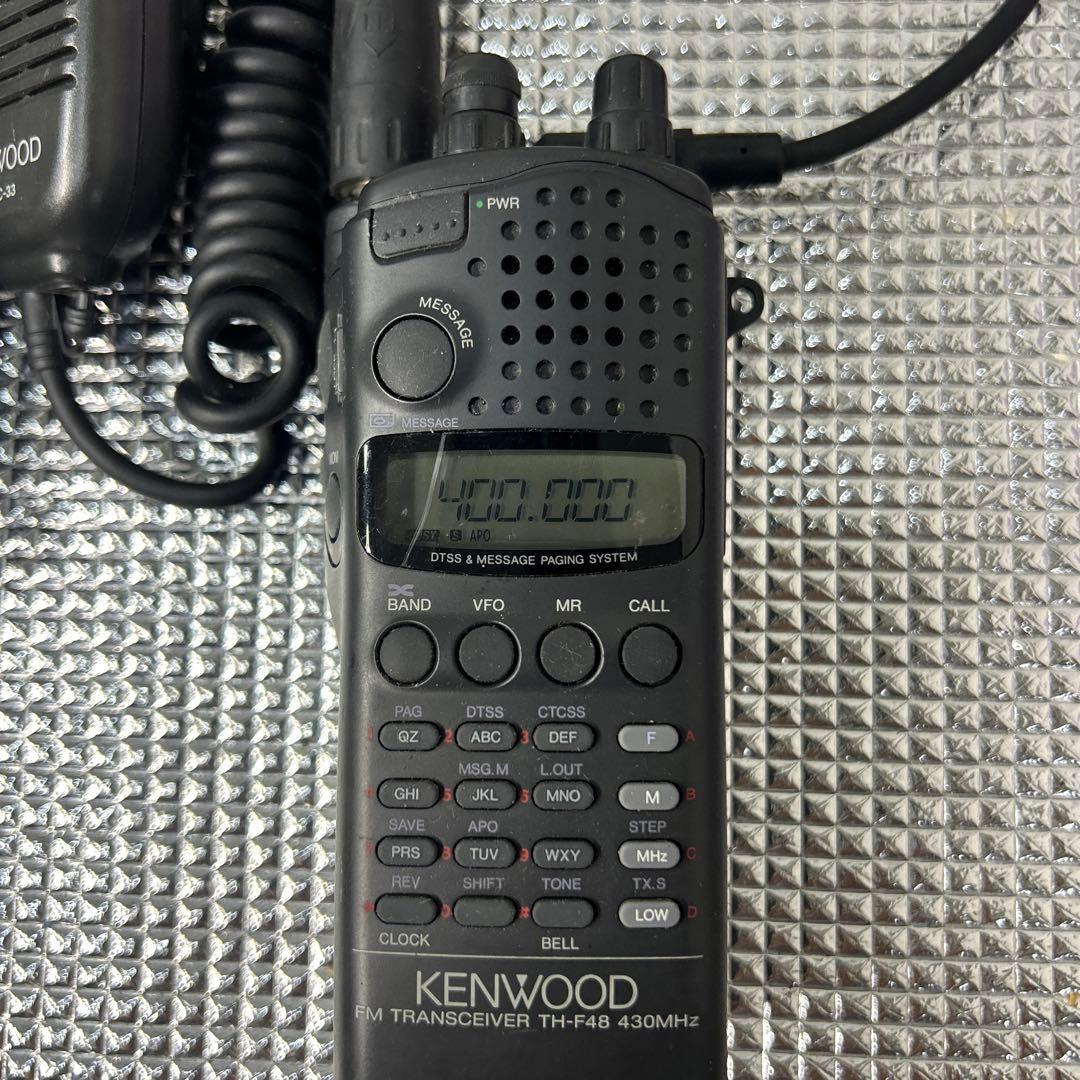 KENWOOD TH-F8 トランシーバー 430MHz マイク・ヘッドセット付