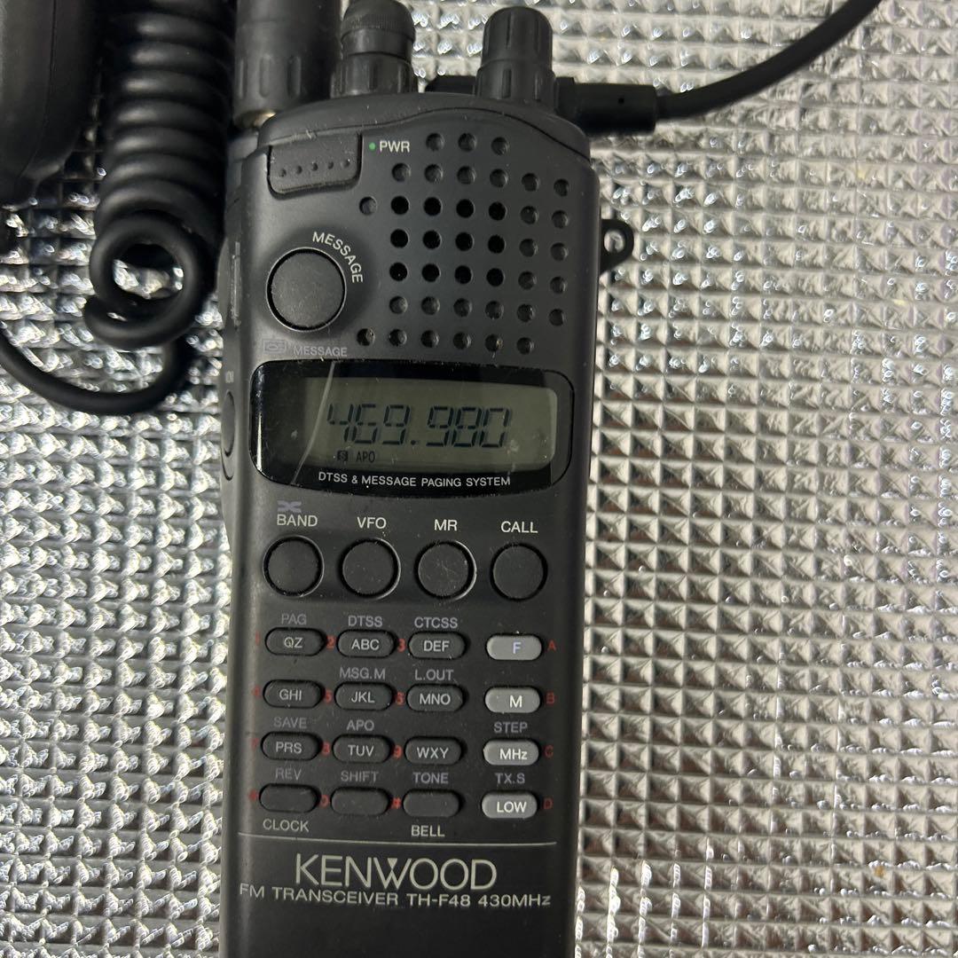 KENWOOD TH-F8 トランシーバー 430MHz マイク・ヘッドセット付