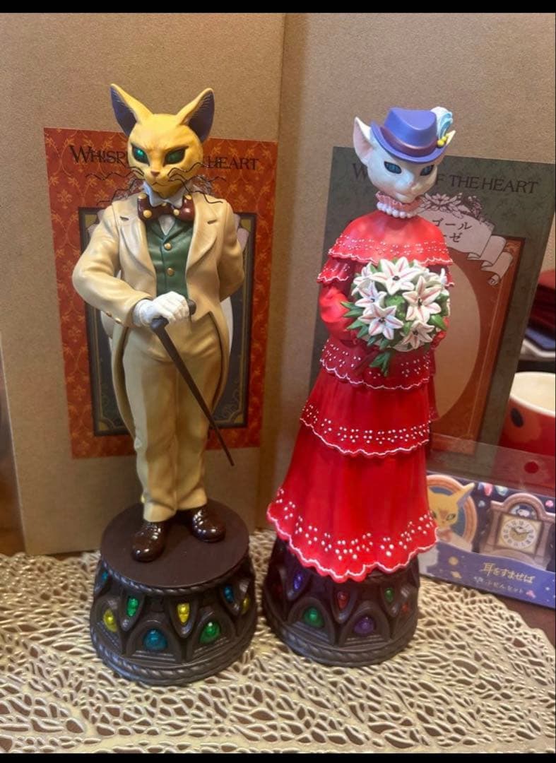 ジブリ　耳をすませば オルゴール　バロン ルイーゼ　フィギュア