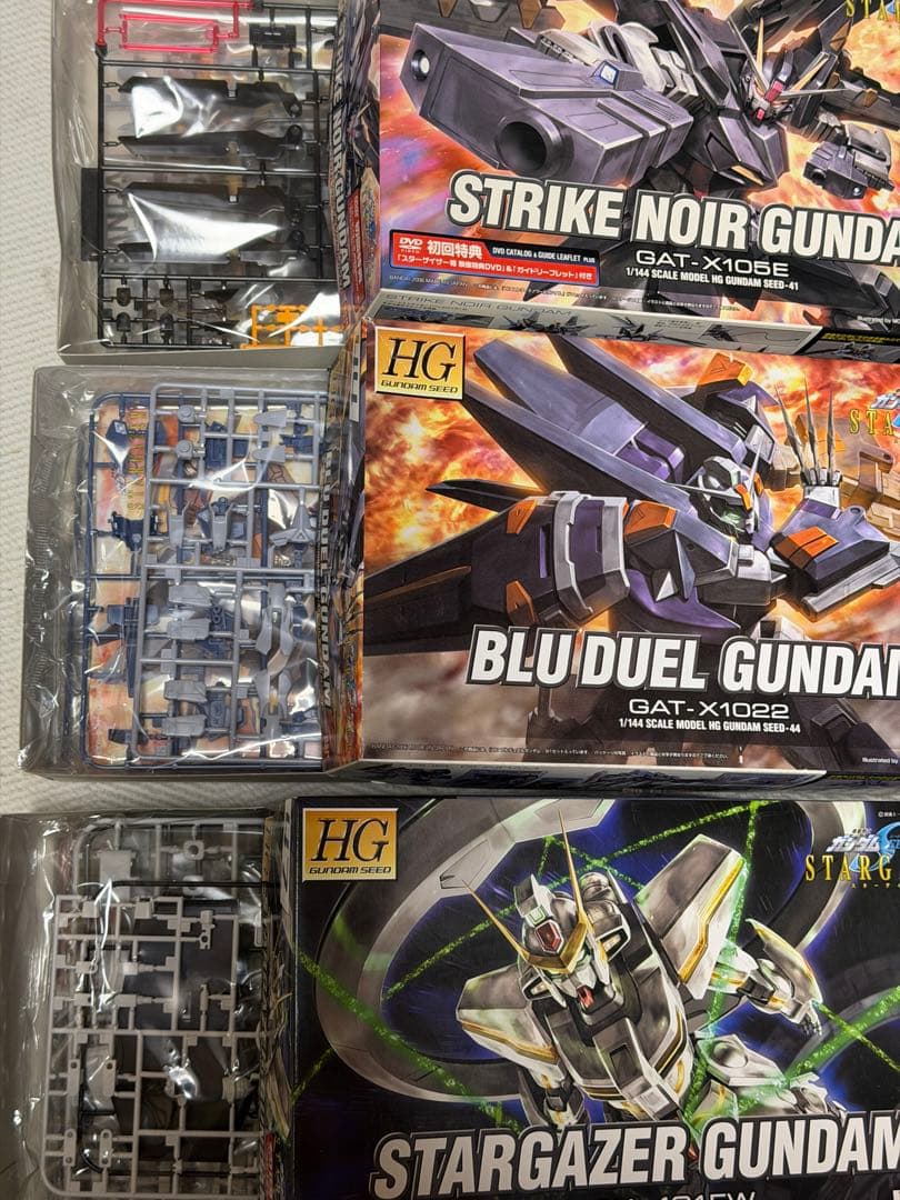 HG スターゲイザー ストライクノワール　ブルデュエル　ガンプラ3種セット