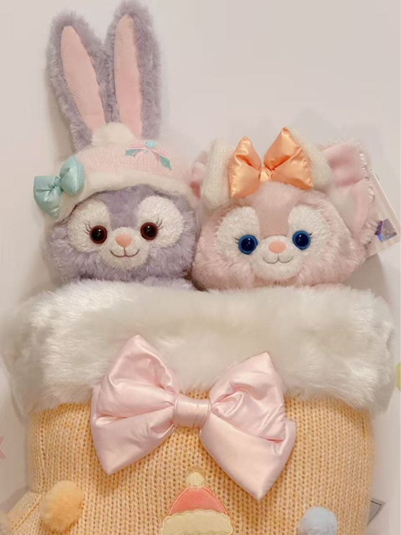【お顔厳選】新作　上海ディズニー　冬限定リーナベル&ステラルーぬいぐるみ